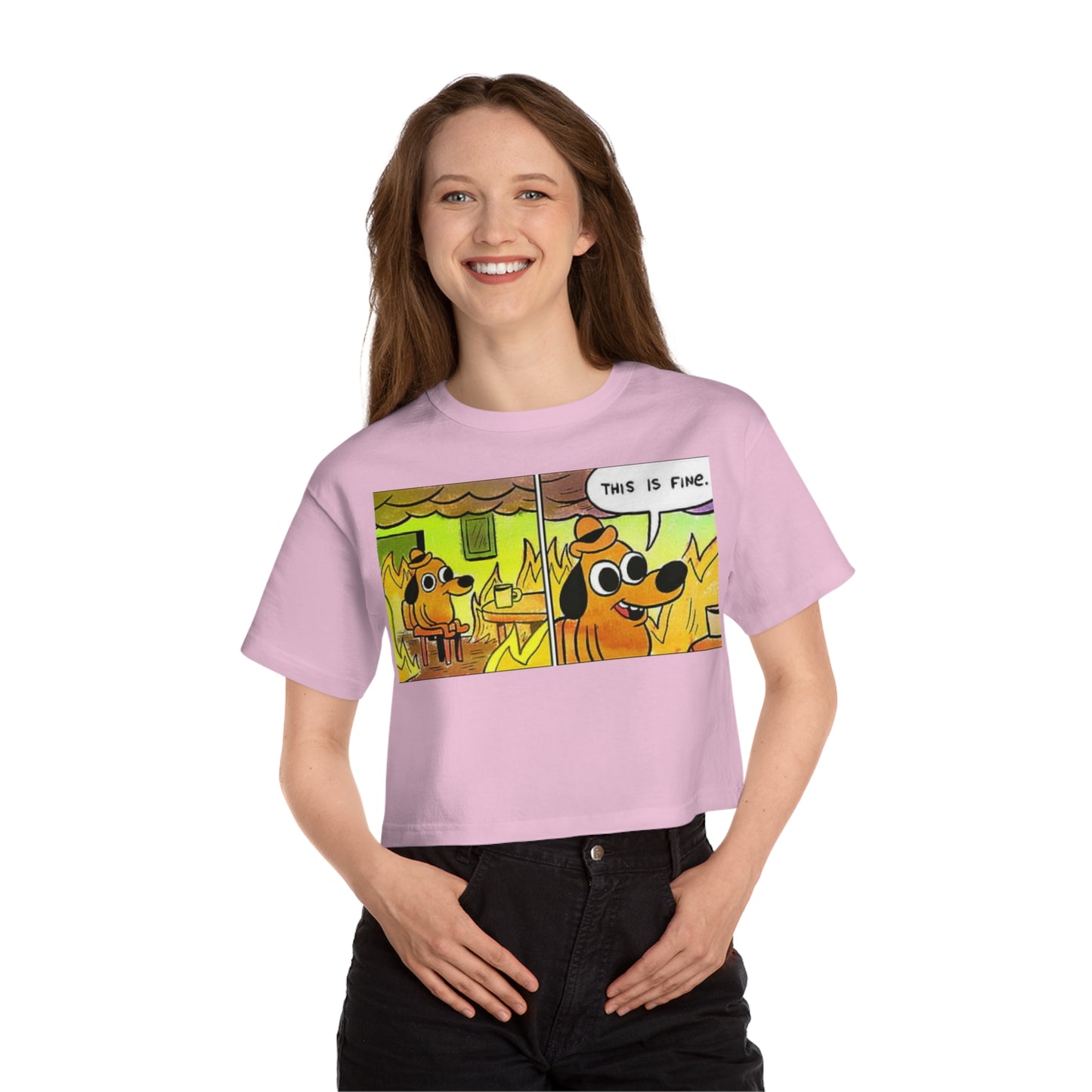 This is Fine Cropped T-Shirt