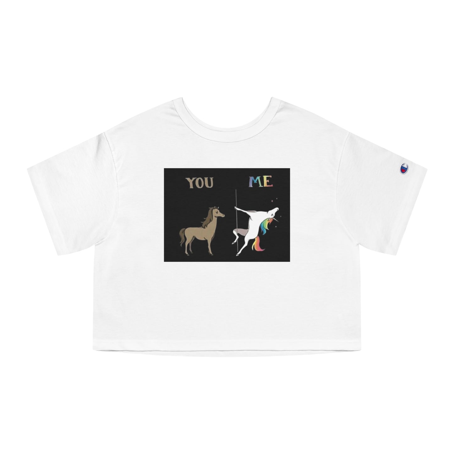 Unicorns Cropped T-Shirt