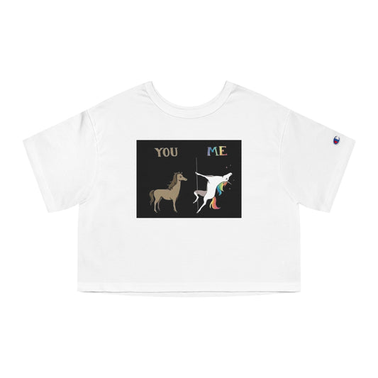Unicorns Cropped T-Shirt