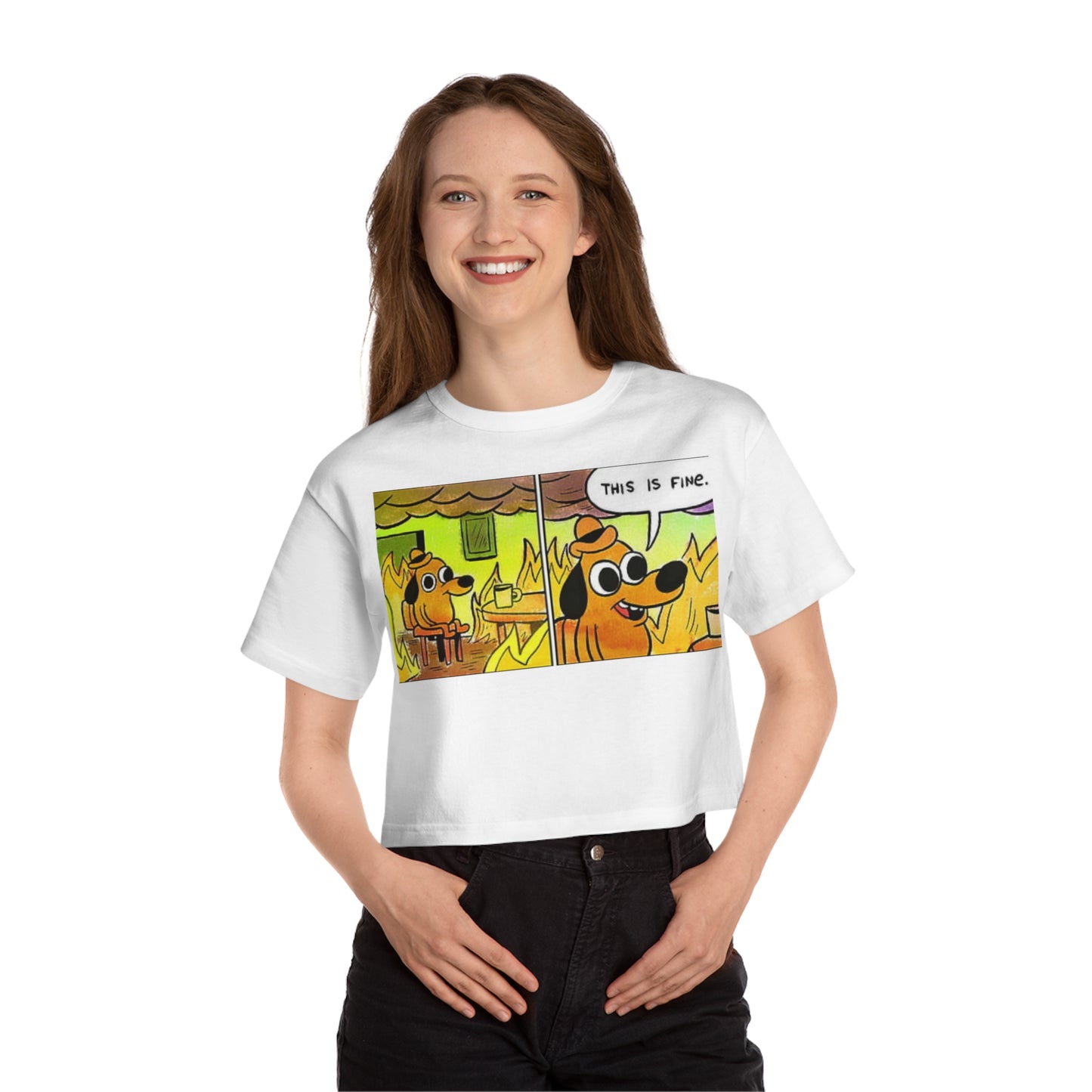 This is Fine Cropped T-Shirt