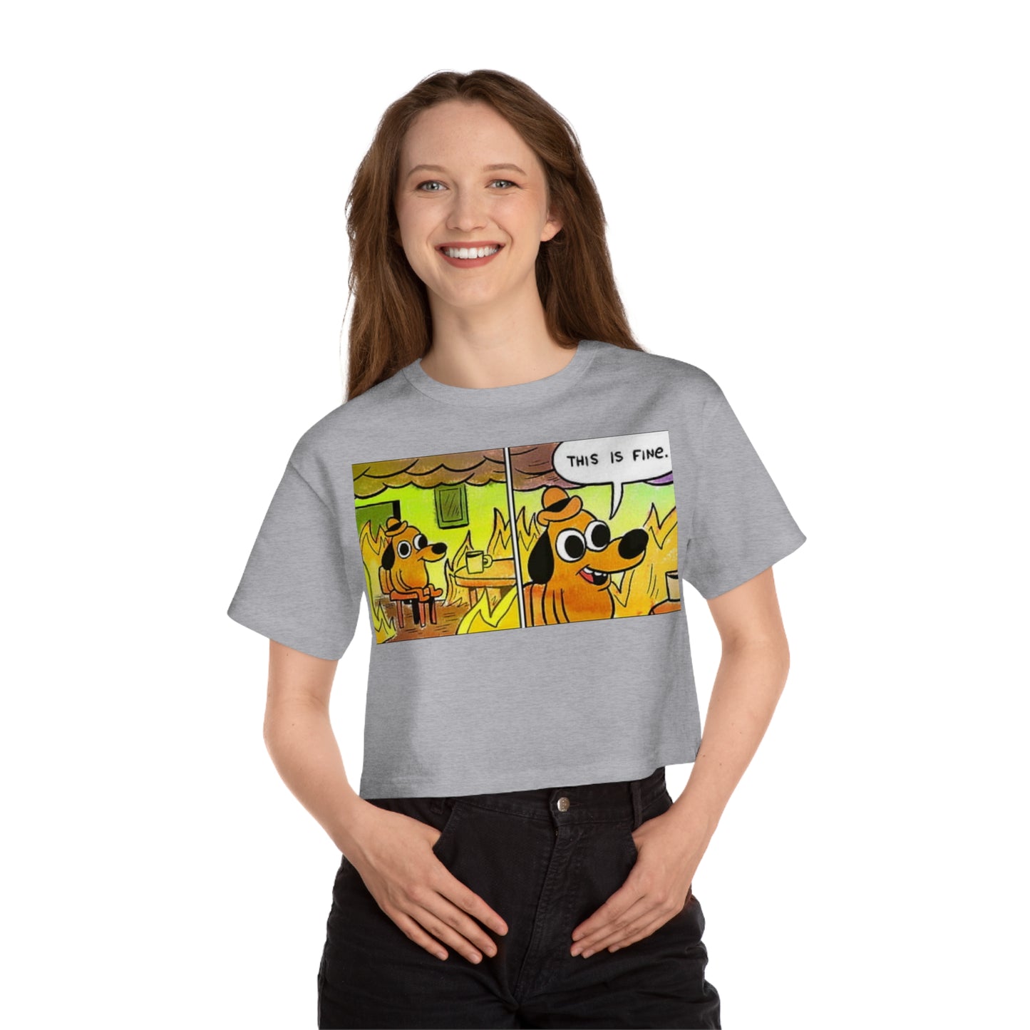 This is Fine Cropped T-Shirt