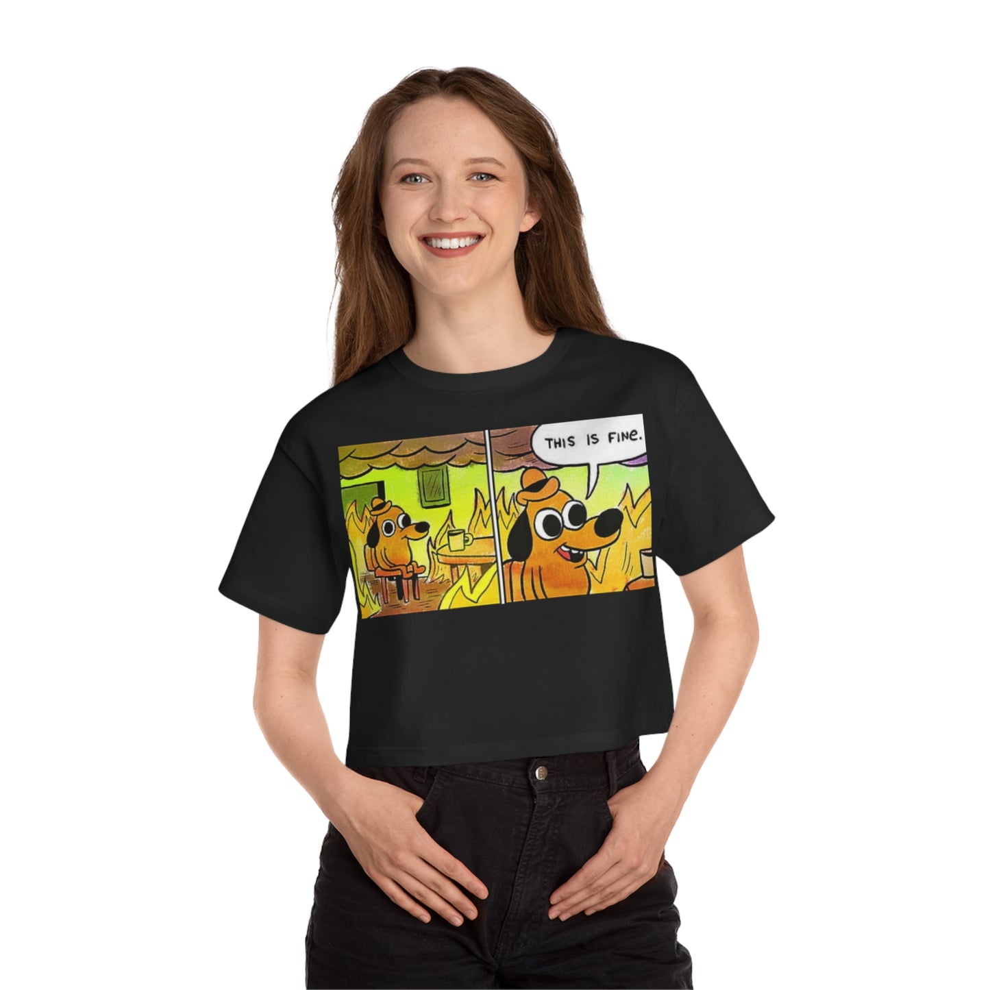 This is Fine Cropped T-Shirt