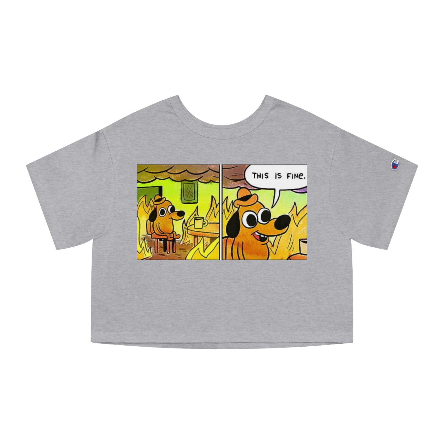This is Fine Cropped T-Shirt