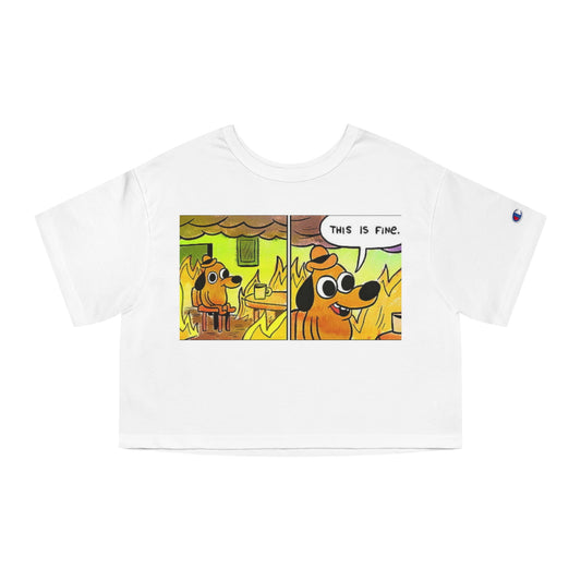 This is Fine Cropped T-Shirt