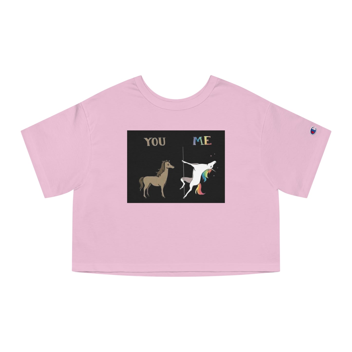 Unicorns Cropped T-Shirt