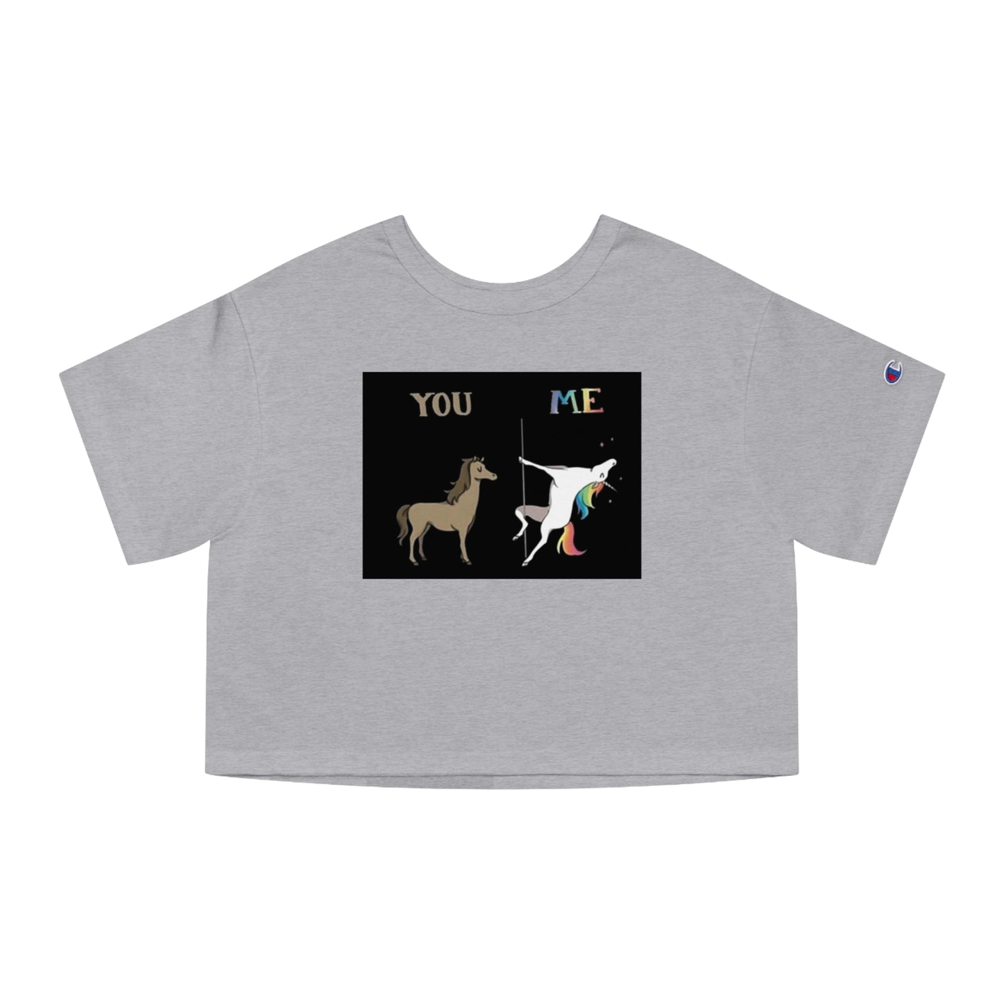 Unicorns Cropped T-Shirt